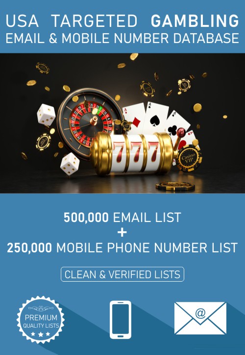 Gambling Email & Mobile Number Lists